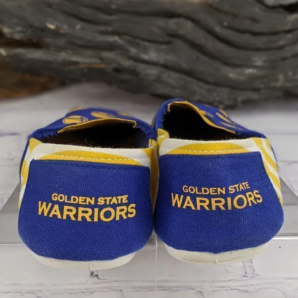NBA Golden State Warriors Stripe Canvas Shoe